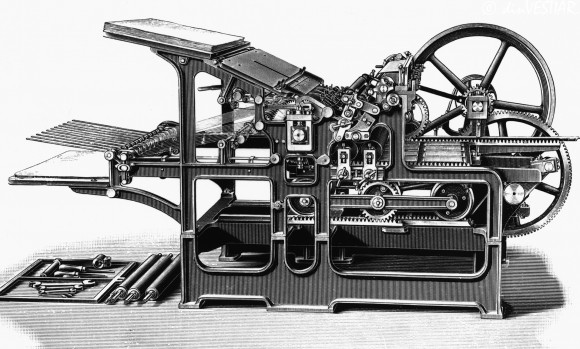 old-print-machine